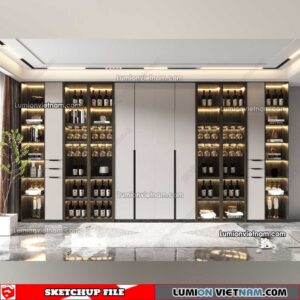 230413. Liquor Cabinet Sketchup Models