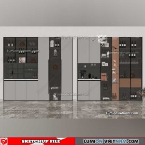 230413. Liquor Cabinet Sketchup Models