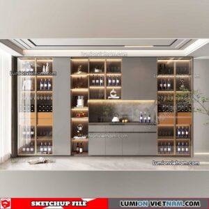 230413. Liquor Cabinet Sketchup Models