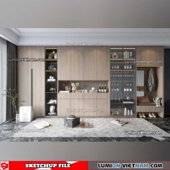 230413. Liquor Cabinet Sketchup Models