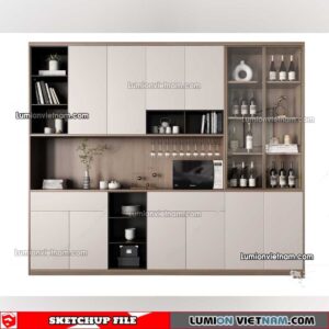 230413. Liquor Cabinet Sketchup Models