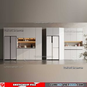 230413. Liquor Cabinet Sketchup Models