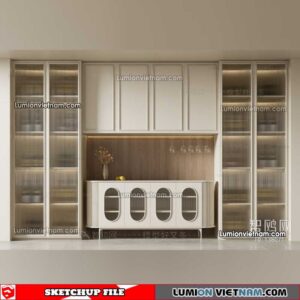 230413. Liquor Cabinet Sketchup Models