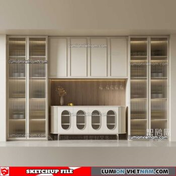 230413. Liquor Cabinet Sketchup Models