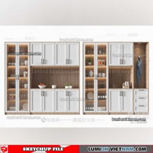 230413. Liquor Cabinet Sketchup Models