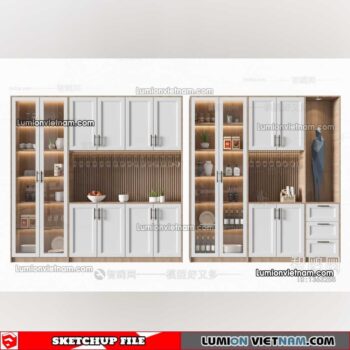 230413. Liquor Cabinet Sketchup Models