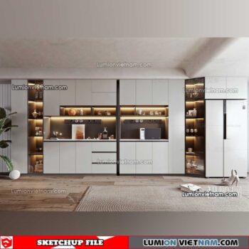 230413. Liquor Cabinet Sketchup Models
