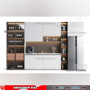 230413. Liquor Cabinet Sketchup Models