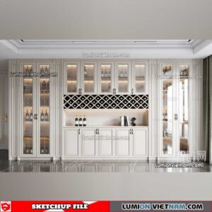 230413. Liquor Cabinet Sketchup Models