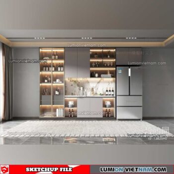 230413. Liquor Cabinet Sketchup Models