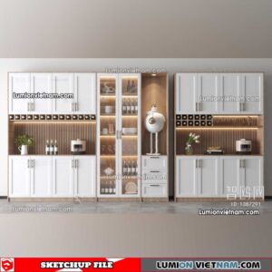 230413. Liquor Cabinet Sketchup Models