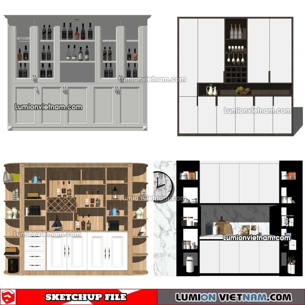 230413-Liquor-Cabinet-(69)-Sketchup-Models