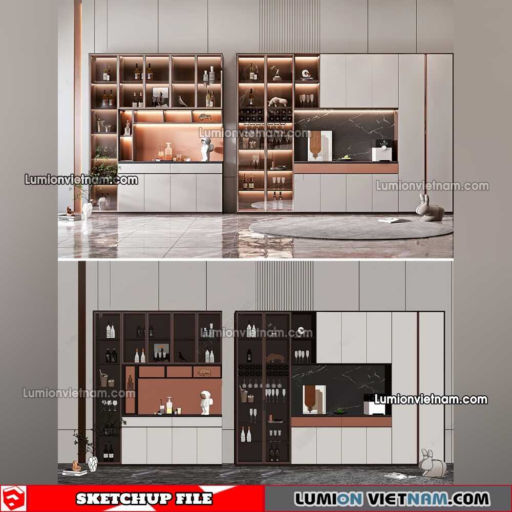 230413-Liquor-Cabinet-(9)-Sketchup-Models