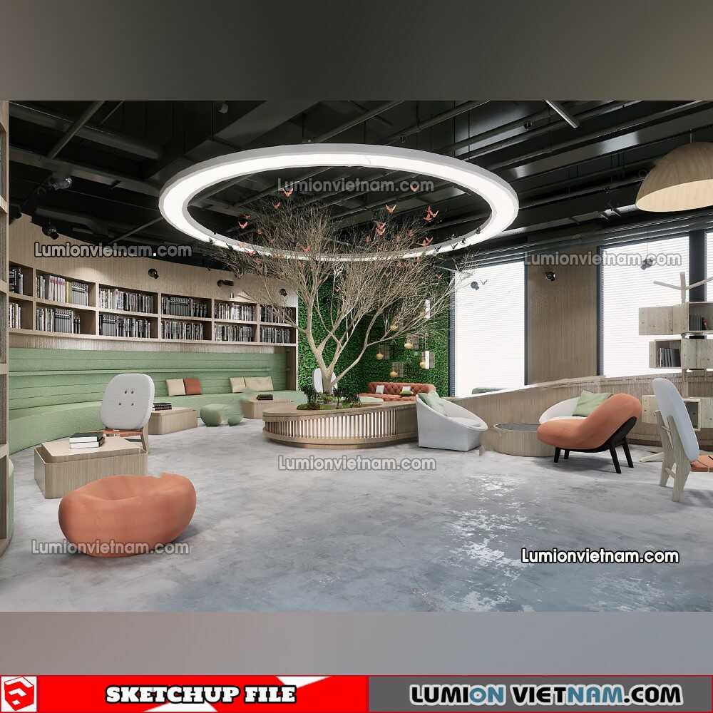 230417-Library-Room-41-Sketchup-Models