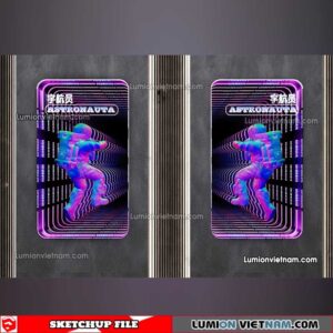 230419. Neon Light Sketchup Models