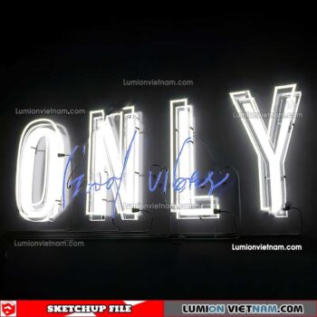 230419. Neon Light Sketchup Models