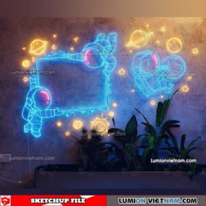 230419. Neon Light Sketchup Models