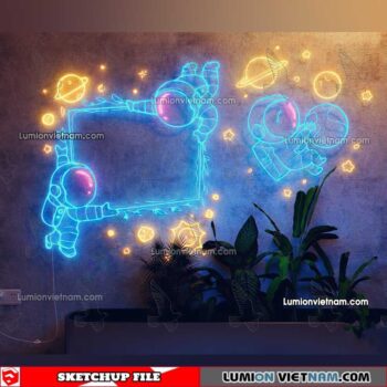 230419. Neon Light Sketchup Models