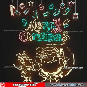 230419. Neon Light Sketchup Models