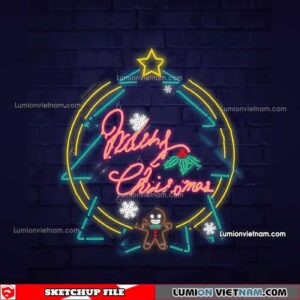 230419. Neon Light Sketchup Models