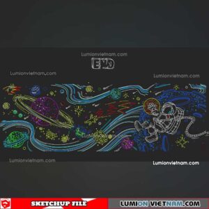 230419. Neon Light Sketchup Models