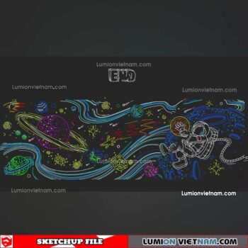 230419. Neon Light Sketchup Models