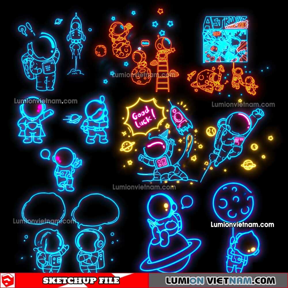 230419-Neon-Light-(58)-Sketchup-Models