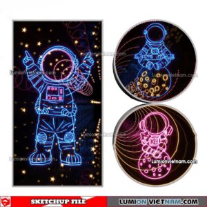 230419. Neon Light Sketchup Models