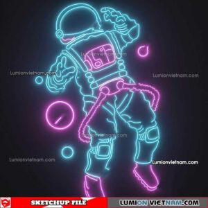 230419. Neon Light Sketchup Models