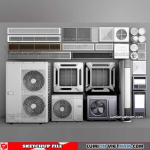 230424. Air Conditioning Sketchup Models