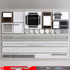 230424. Air Conditioning Sketchup Models