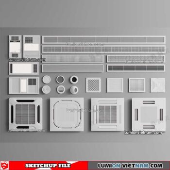 230424. Air Conditioning Sketchup Models