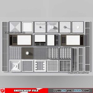 230424. Air Conditioning Sketchup Models