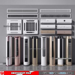 230424. Air Conditioning Sketchup Models
