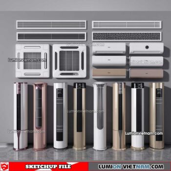 230424. Air Conditioning Sketchup Models