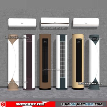 230424. Air Conditioning Sketchup Models