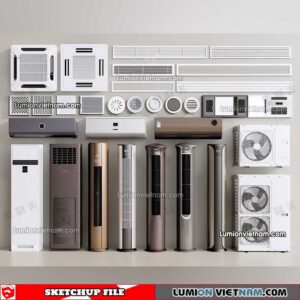 230424. Air Conditioning Sketchup Models
