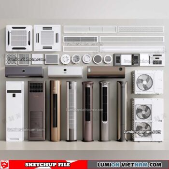 230424. Air Conditioning Sketchup Models