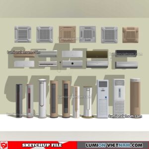 230424. Air Conditioning Sketchup Models