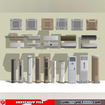 230424. Air Conditioning Sketchup Models