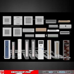 230424. Air Conditioning Sketchup Models