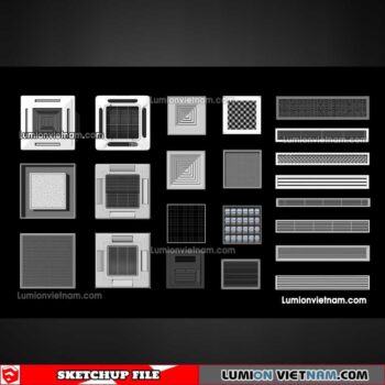 230424. Air Conditioning Sketchup Models