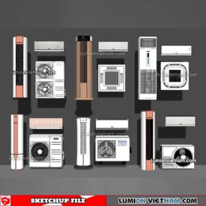 230424. Air Conditioning Sketchup Models