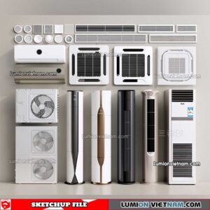 230424. Air Conditioning Sketchup Models