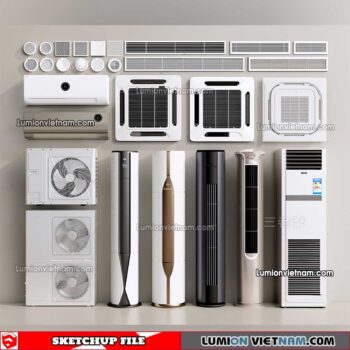 230424. Air Conditioning Sketchup Models