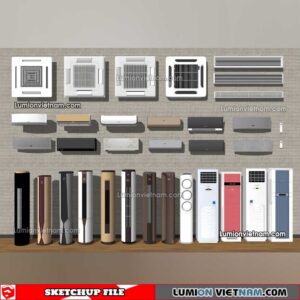 230424. Air Conditioning Sketchup Models