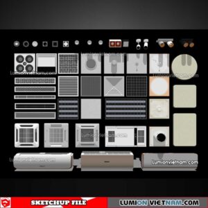 230424. Air Conditioning Sketchup Models