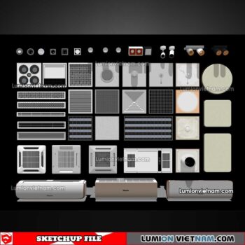 230424. Air Conditioning Sketchup Models