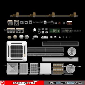 230424. Air Conditioning Sketchup Models