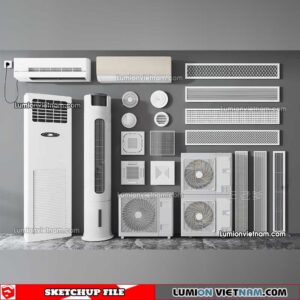 230424. Air Conditioning Sketchup Models